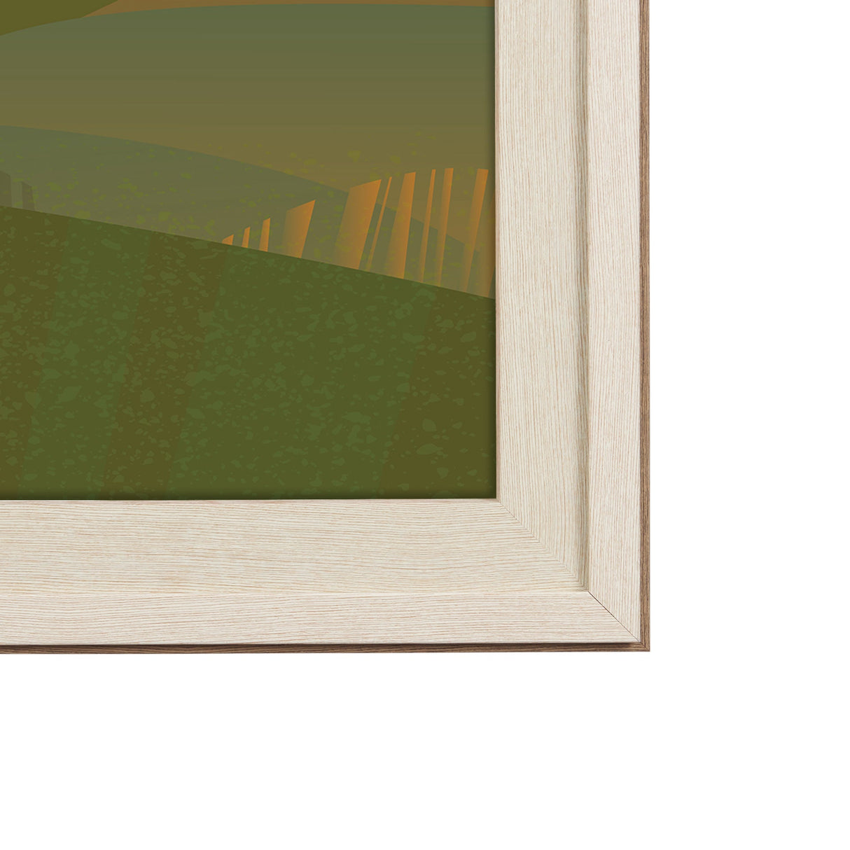 Grasslands GO (XL) by Mercana Studio a Hand Embellished Decograph Framed Art Print under Glass by Mercana at Eve Furniture