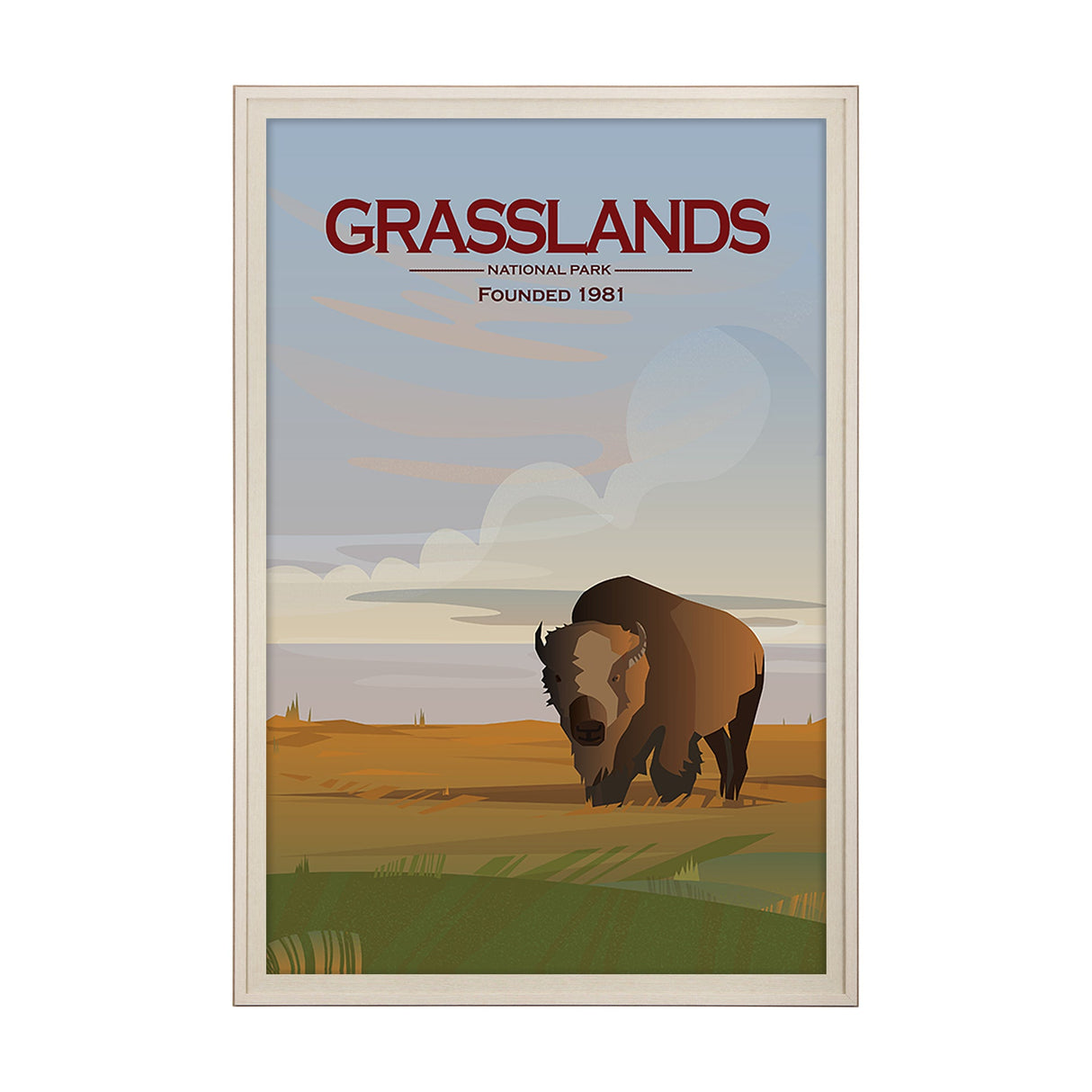 Grasslands GO (XL) by Mercana Studio a Hand Embellished Decograph Framed Art Print under Glass by Mercana at Eve Furniture