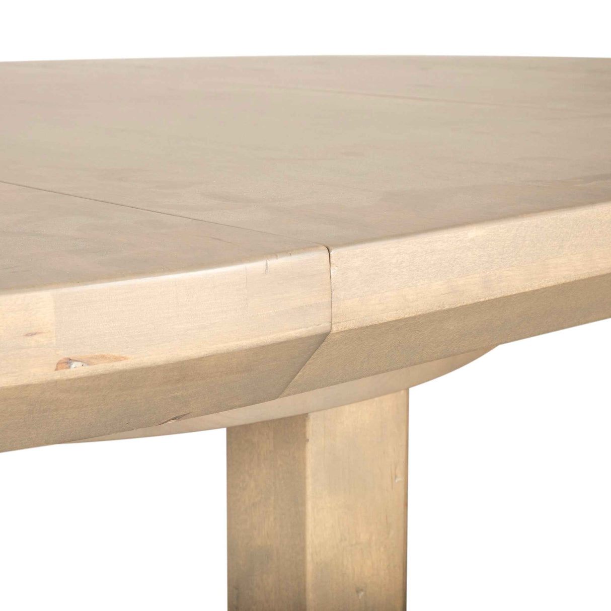 Grassroots Mission 42-60" Round Extension Dining Table in Gray Birch by Home Trends & Design at Eve Furniture