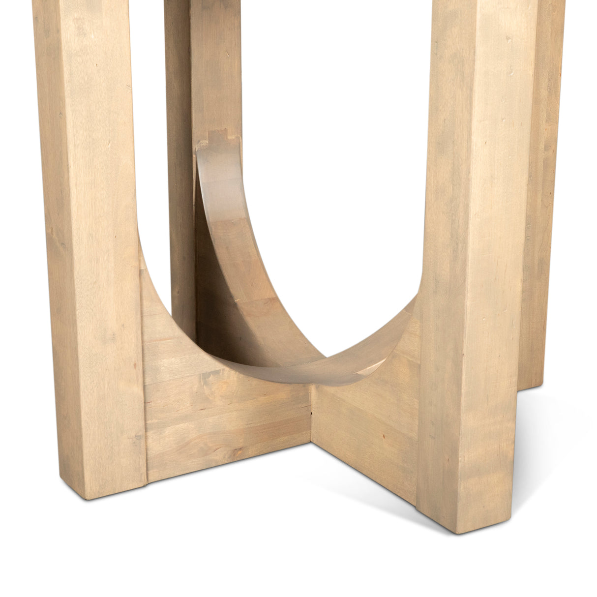 Grassroots Mission 42-60" Round Extension Dining Table in Gray Birch by Home Trends & Design at Eve Furniture