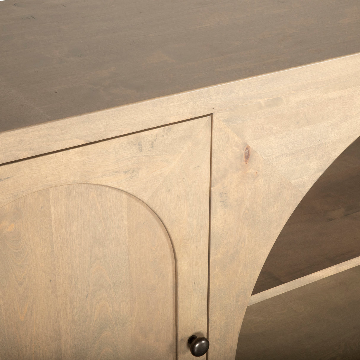 Grassroots Mission 80" Sideboard in Gray Birch by Home Trends & Design at Eve Furniture