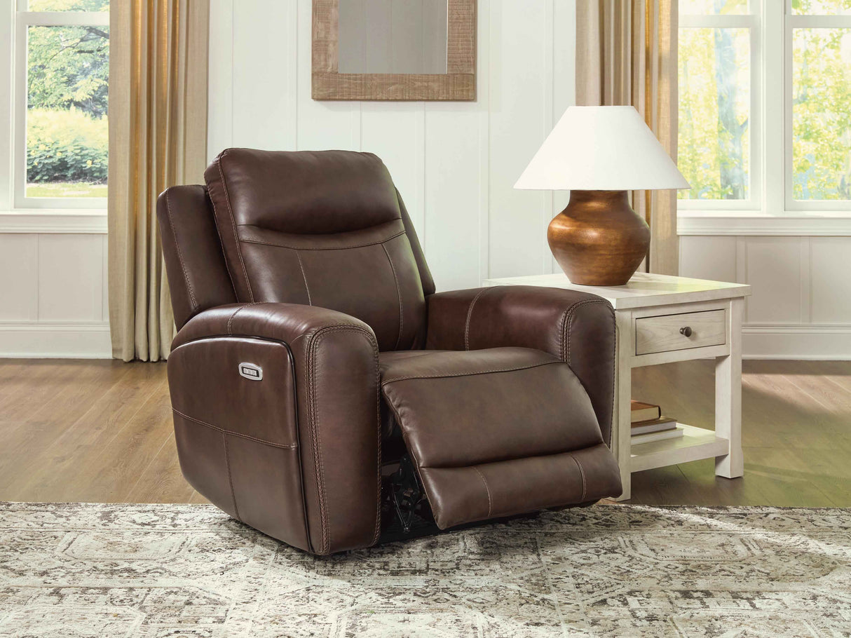 Gravier Cordova Power Recliner by Ashley at Eve Furniture