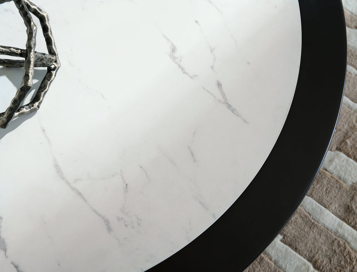 Grayman Black Coffee Table by Ashley at Eve Furniture