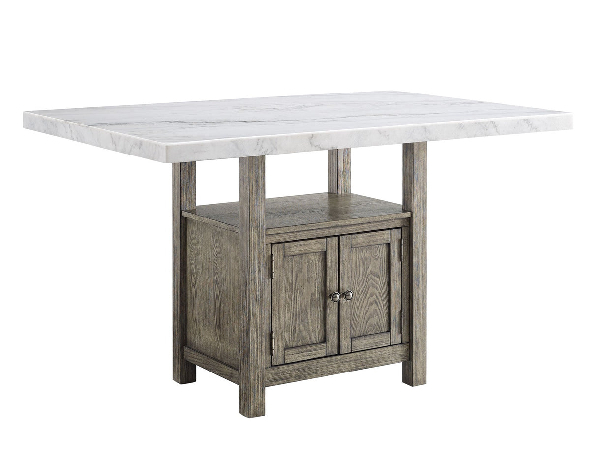 Grayson Driftwood/Gray Counter Height Dining Set by Steve Silver at Eve Furniture