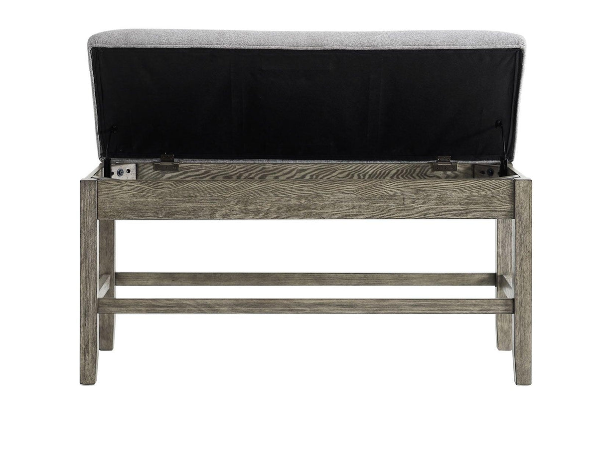 Grayson Storage Counter Bench by Steve Silver at Eve Furniture