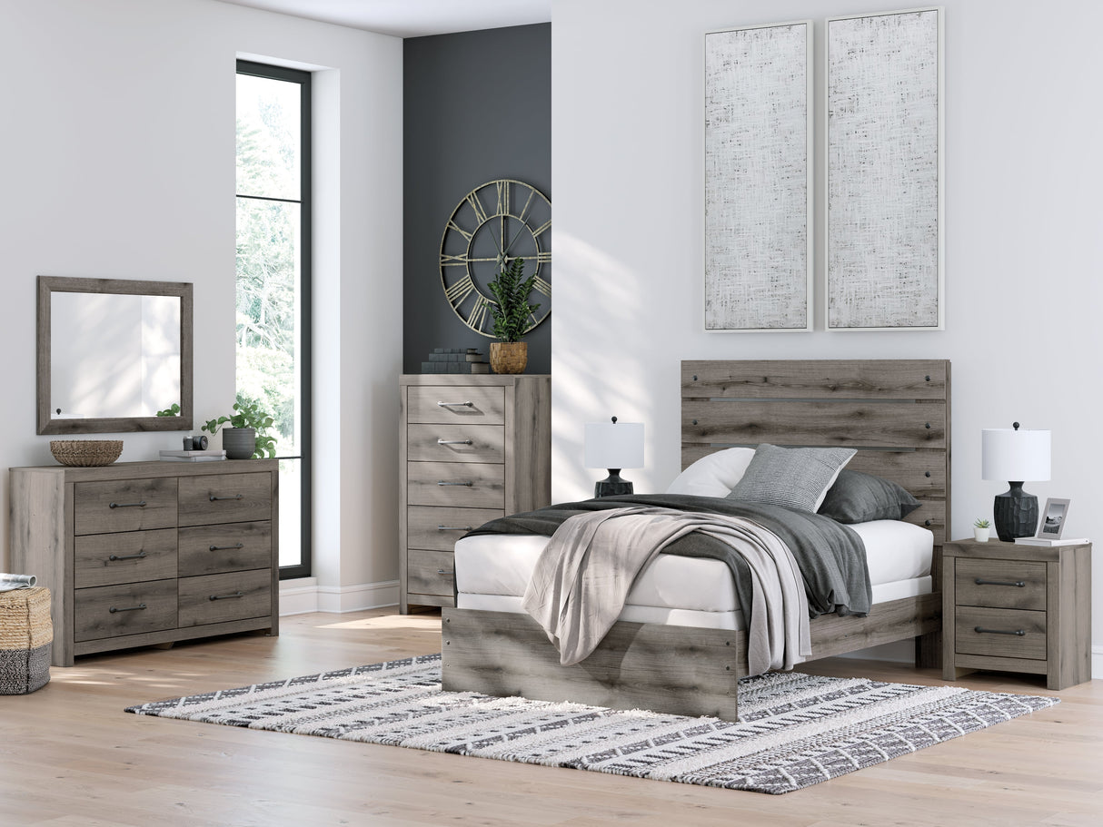 Graystorm Brown Gray Bedroom Mirror by Ashley at Eve Furniture