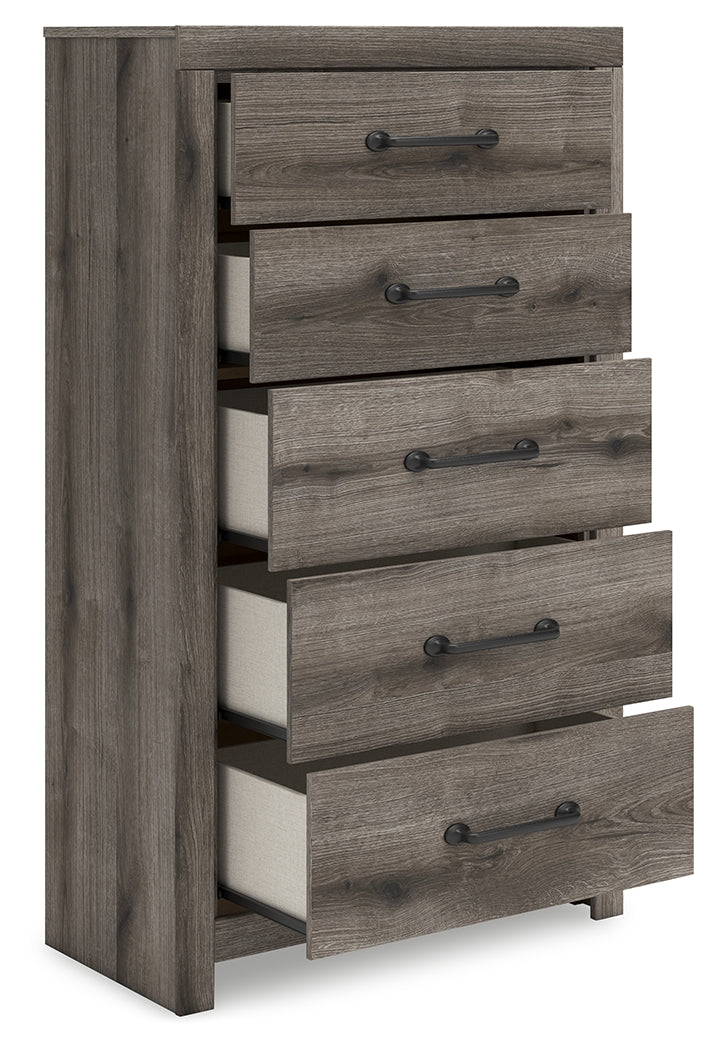 Graystorm Brown Gray Chest of Drawers by Ashley at Eve Furniture
