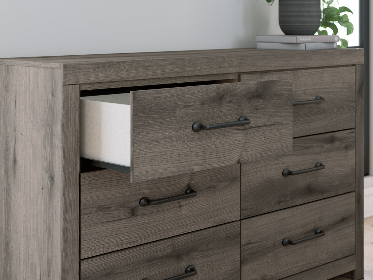 Graystorm Brown Gray Dresser by Ashley at Eve Furniture