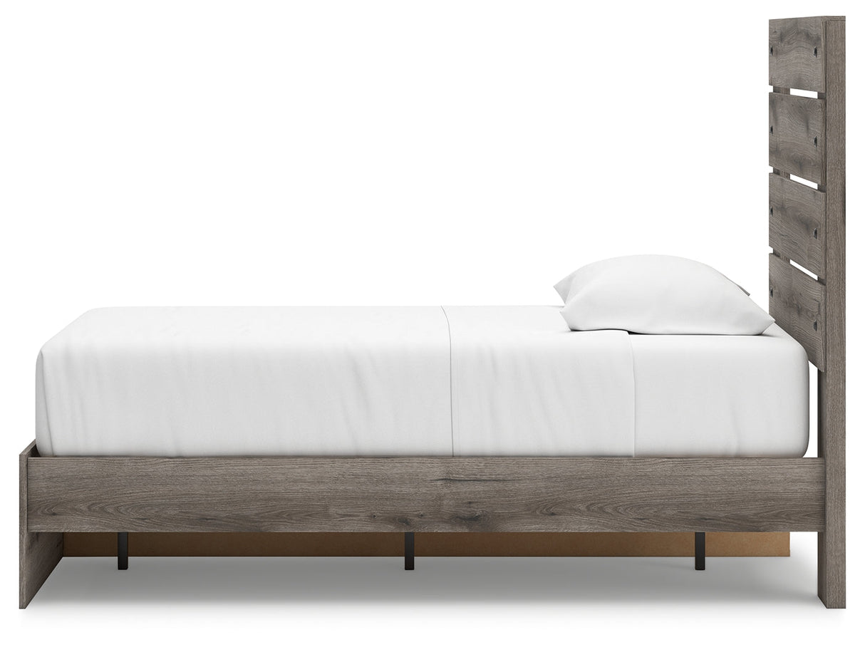 Graystorm Brown Gray Full Storage Platform Bed with 2 Drawers by Ashley at Eve Furniture