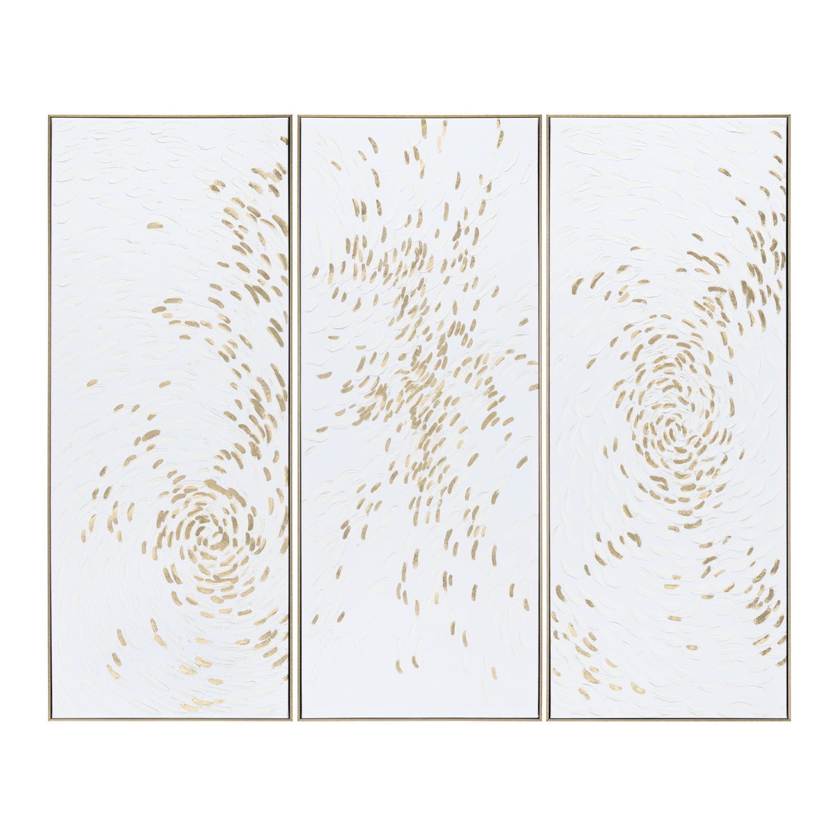 Great Escape White/Gold Canvas by Crestview at Eve Furniture
