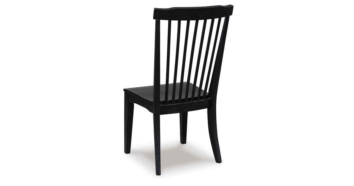 Greddinton Black Dining Chair, Set of 2 by Ashley at Eve Furniture