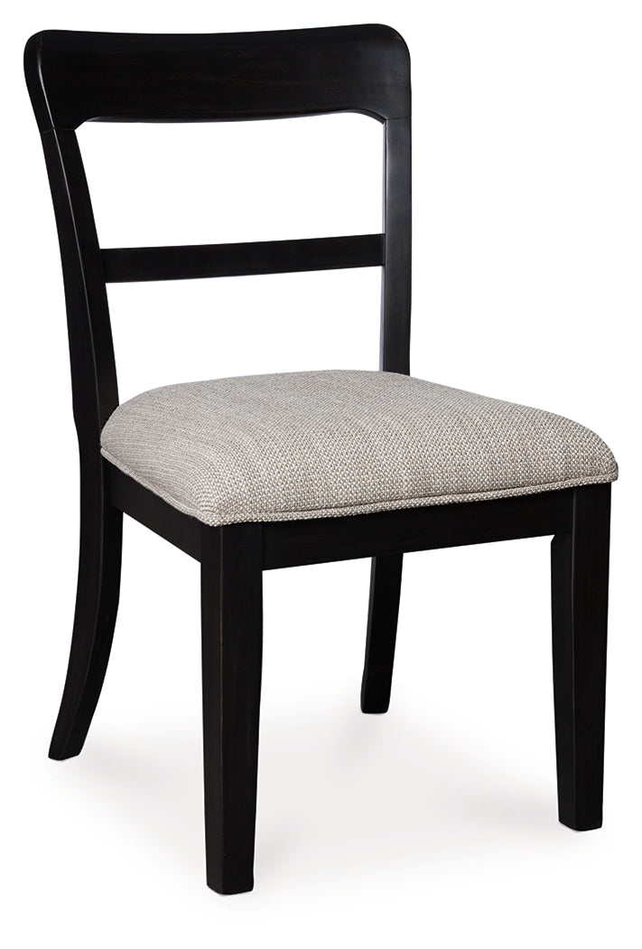 Greddinton Black Dining Chair, Set of 2 by Ashley at Eve Furniture