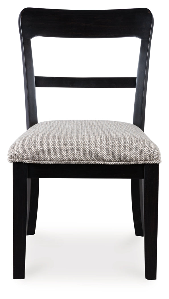 Greddinton Black Dining Chair, Set of 2 by Ashley at Eve Furniture
