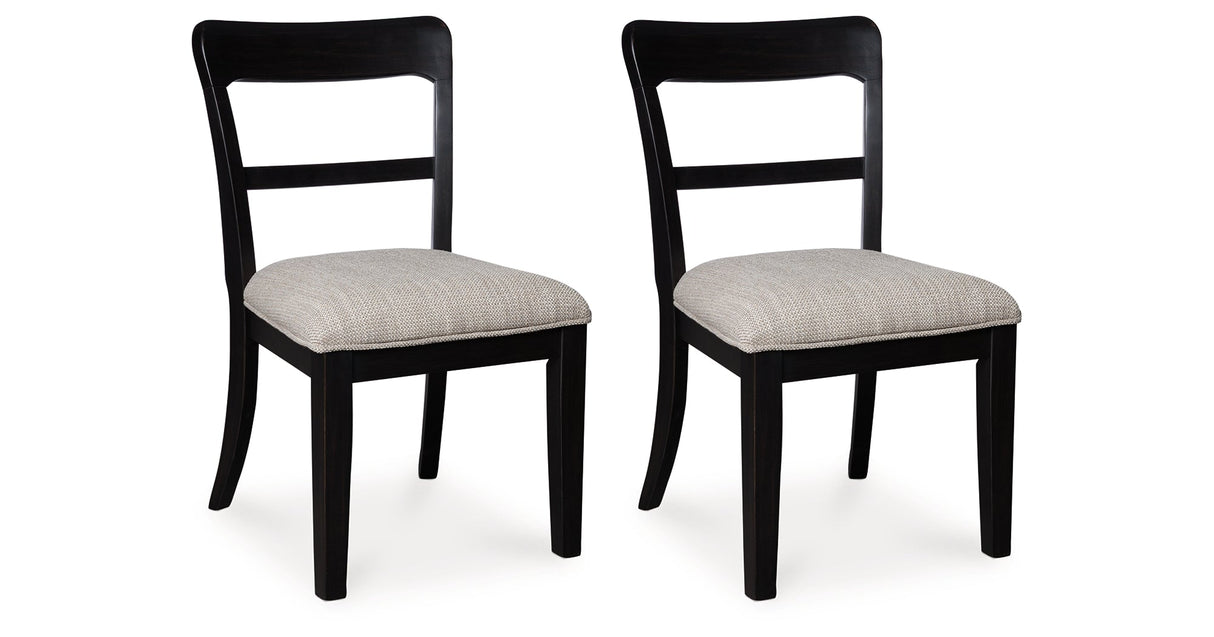 Greddinton Black Dining Chair, Set of 2 by ASHLEY FURNITURE at Eve Furniture