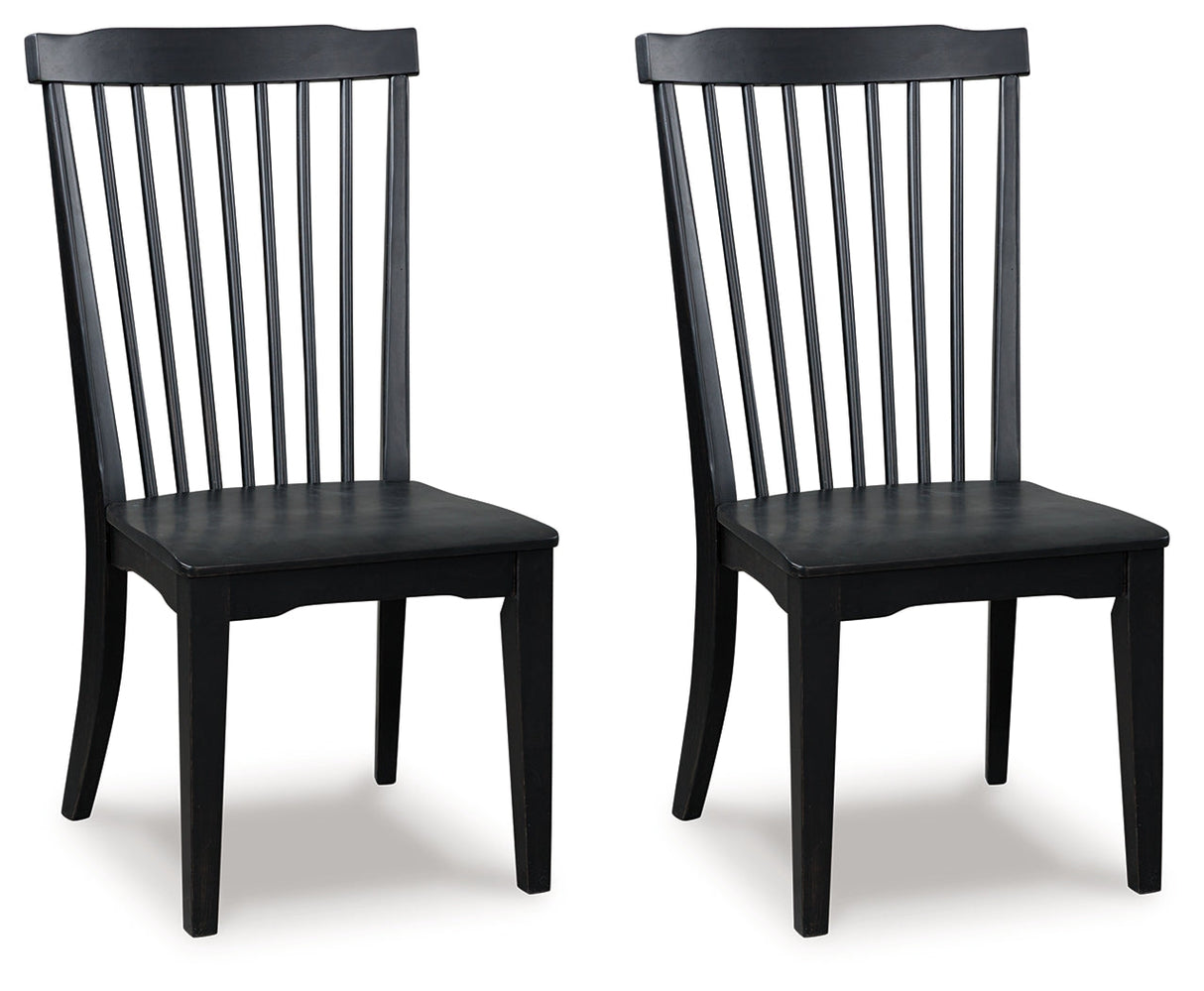 Greddinton Black Dining Chair, Set of 2 by ASHLEY FURNITURE at Eve Furniture