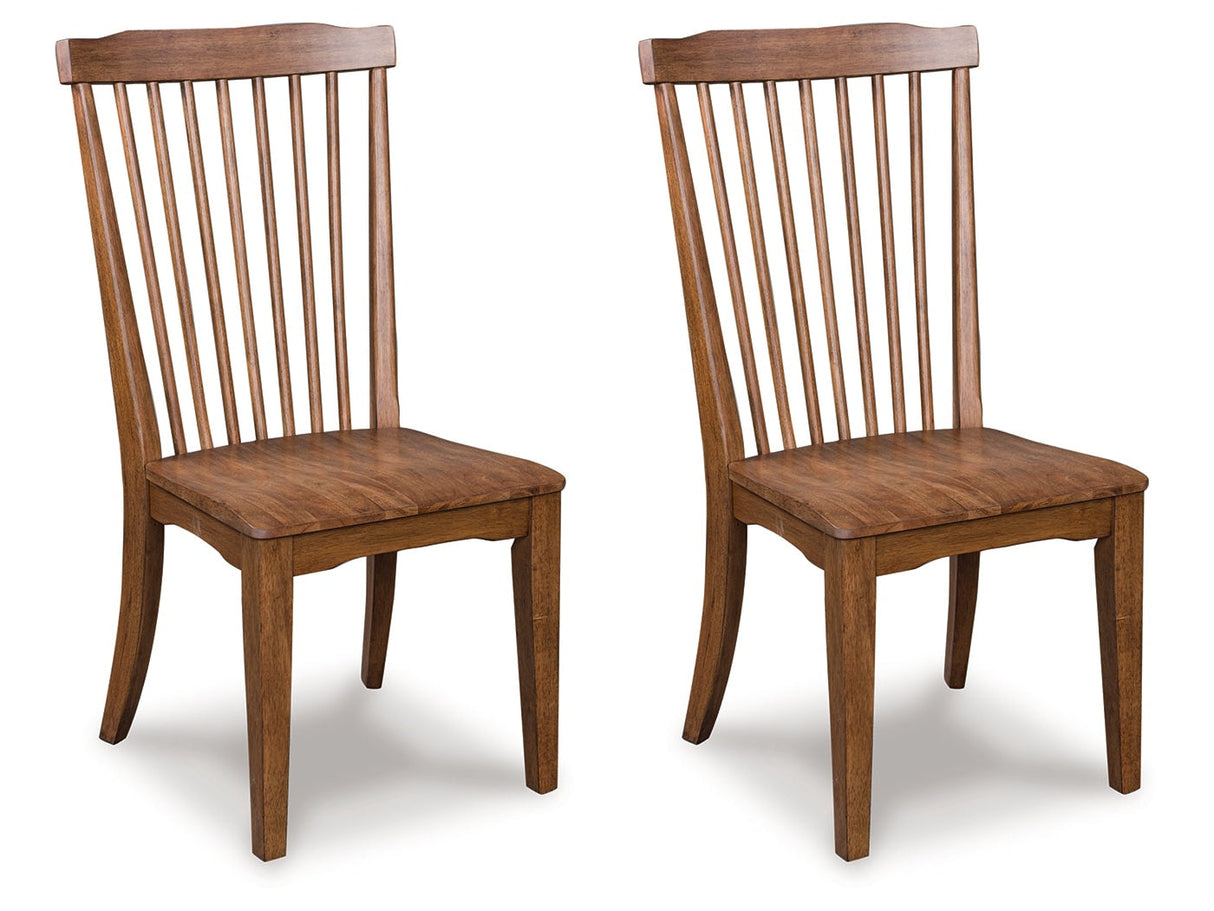 Greddinton Brown Dining Room Side Chair (Set of 2) by Ashley at Eve Furniture