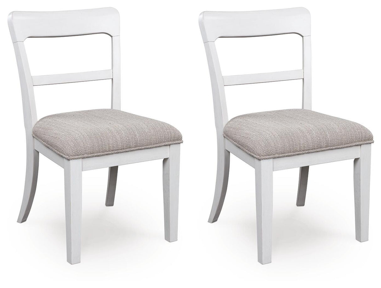 Greddinton White Dining Chair, Set of 2 by Ashley at Eve Furniture