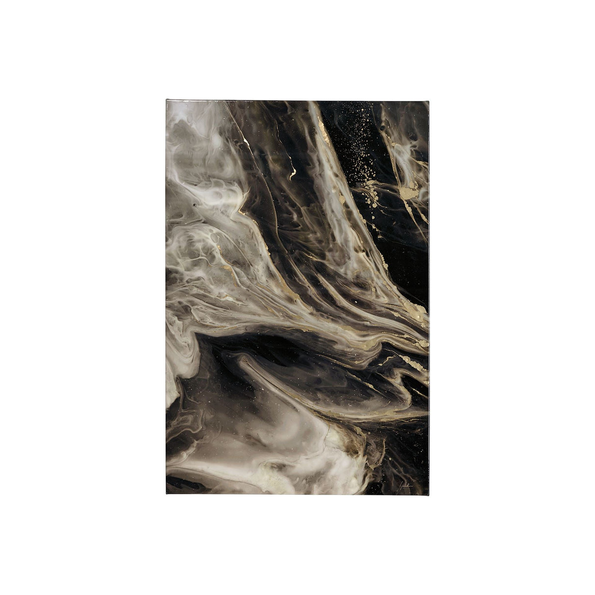 Greek Pitch II by Gabrielle Campbell a Hand Embellished Textured Canvas by Mercana at Eve Furniture