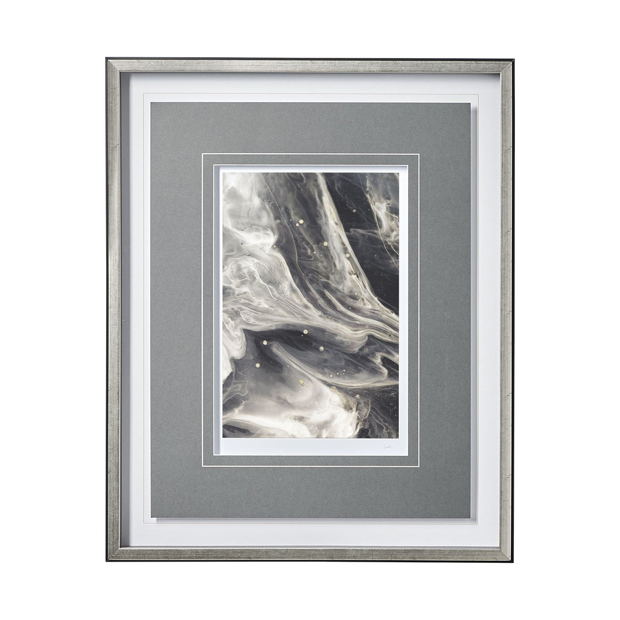 Greek Pitch II by Gabrielle Campbell a Hand Embellished Textured Framed Art Print Matted under Glass by Mercana at Eve Furniture