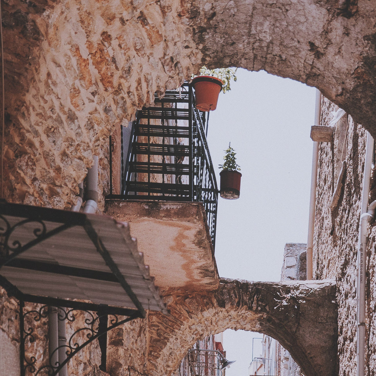 Greek Street by Kelly Frere FramedPhoto Print Matted under Glass by Mercana at Eve Furniture