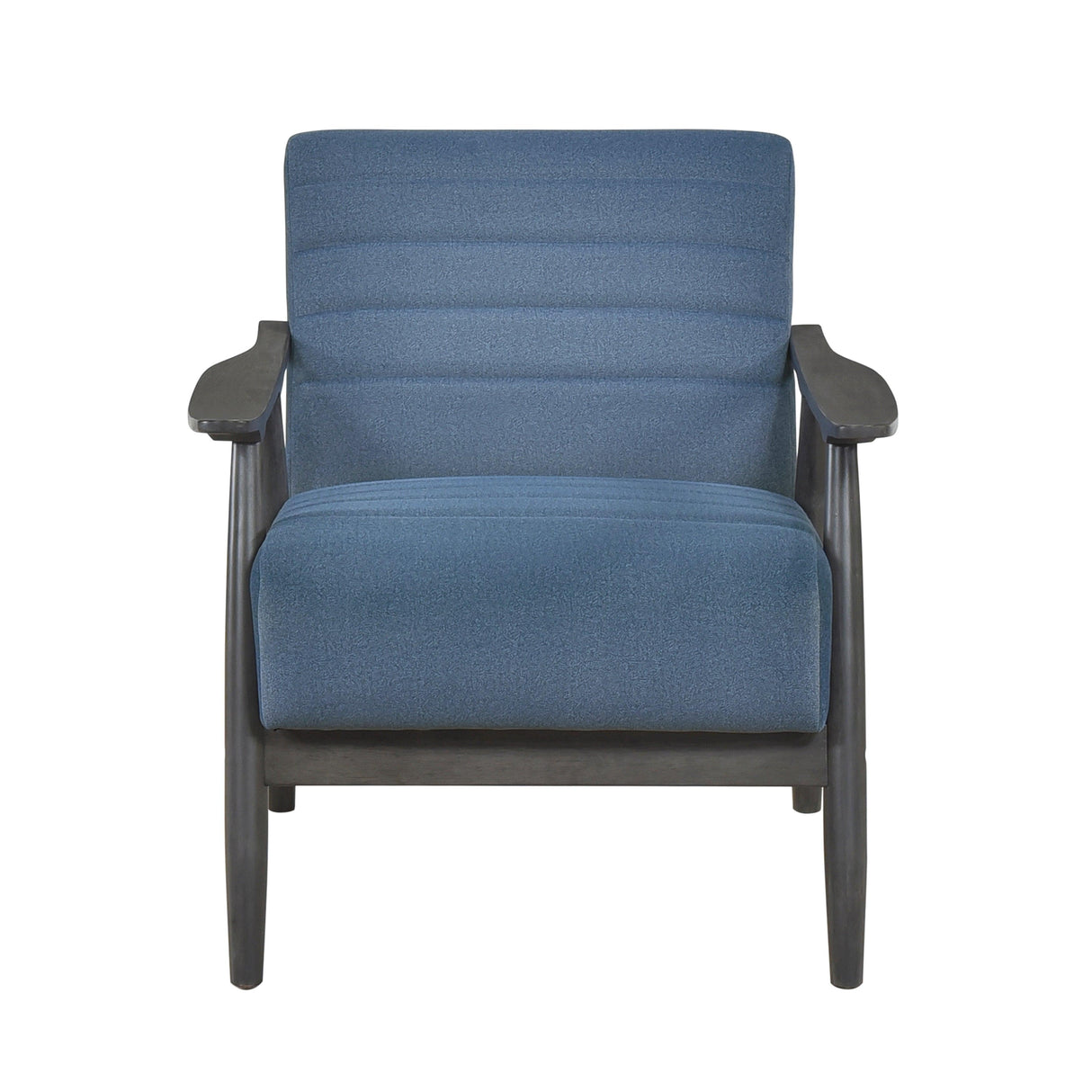Greeley Blue Velvet Accent Chair by Homelegance at Eve Furniture