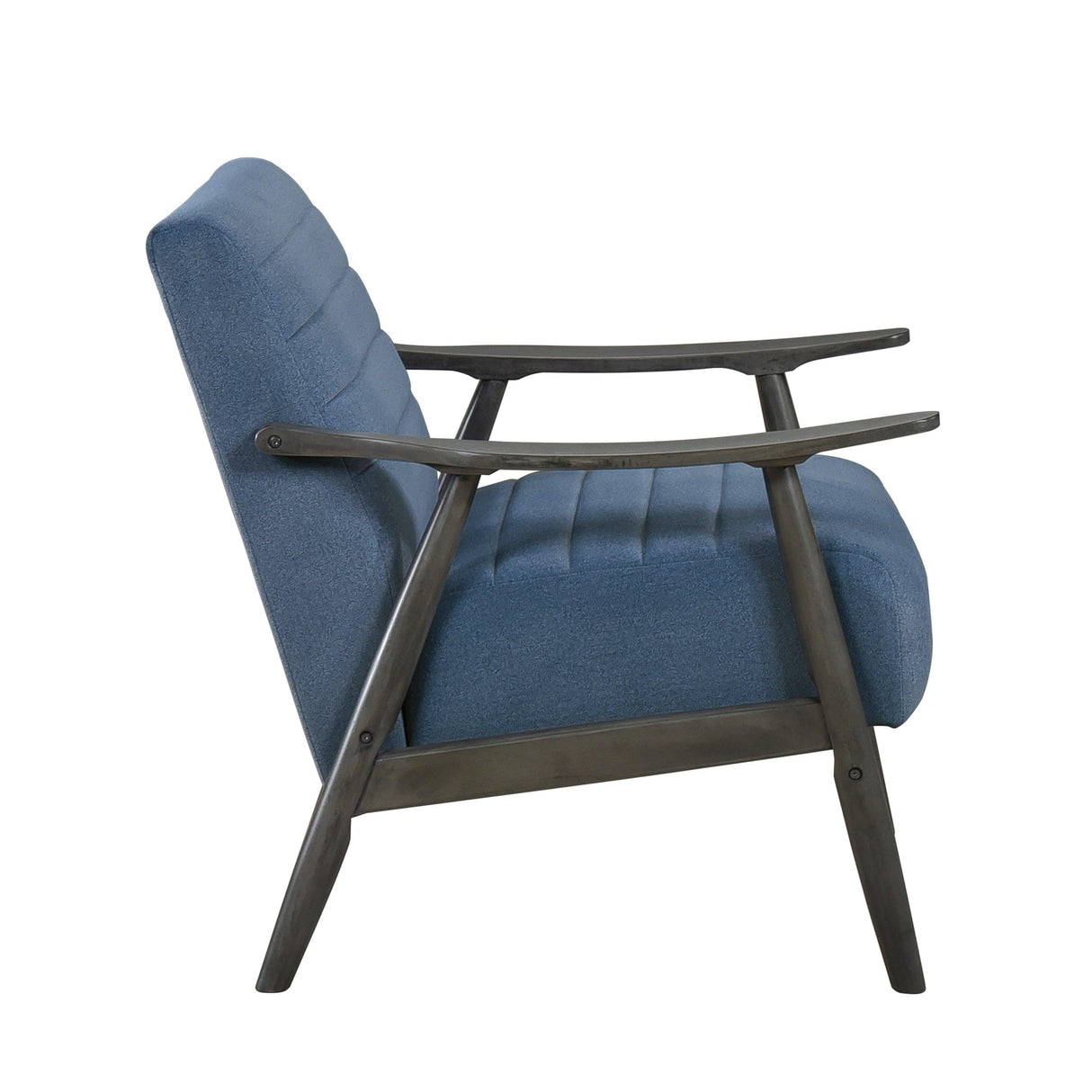 Greeley Blue Velvet Accent Chair by Homelegance at Eve Furniture