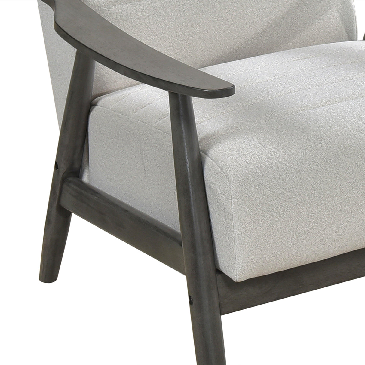 Greeley Pearl Velvet Accent Chair by Homelegance at Eve Furniture