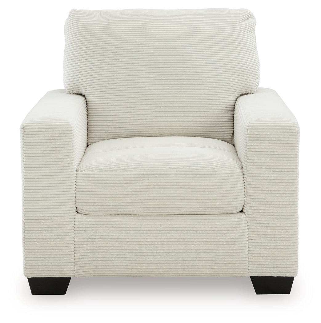 Greenbriar Ivory Chair by Ashley at Eve Furniture