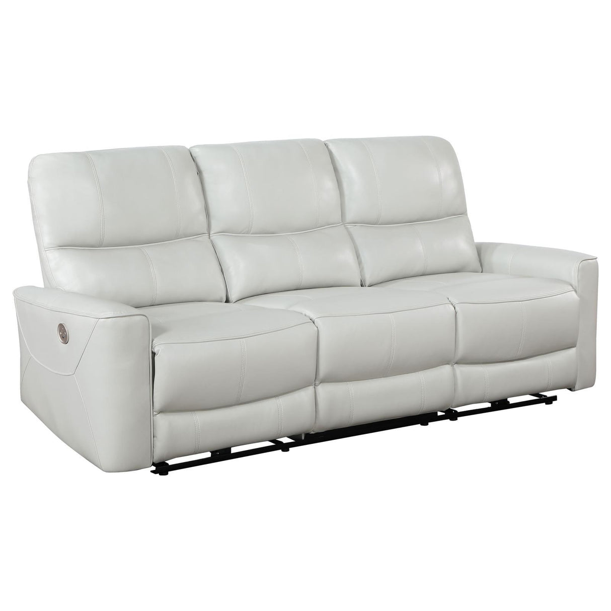 Greenfield Upholstered Power Reclining Sofa Dove Grey by Coaster at Eve Furniture