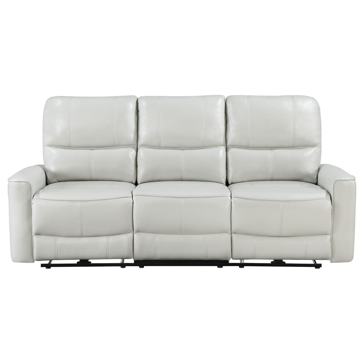 Greenfield Upholstered Power Reclining Sofa Dove Grey by Coaster at Eve Furniture