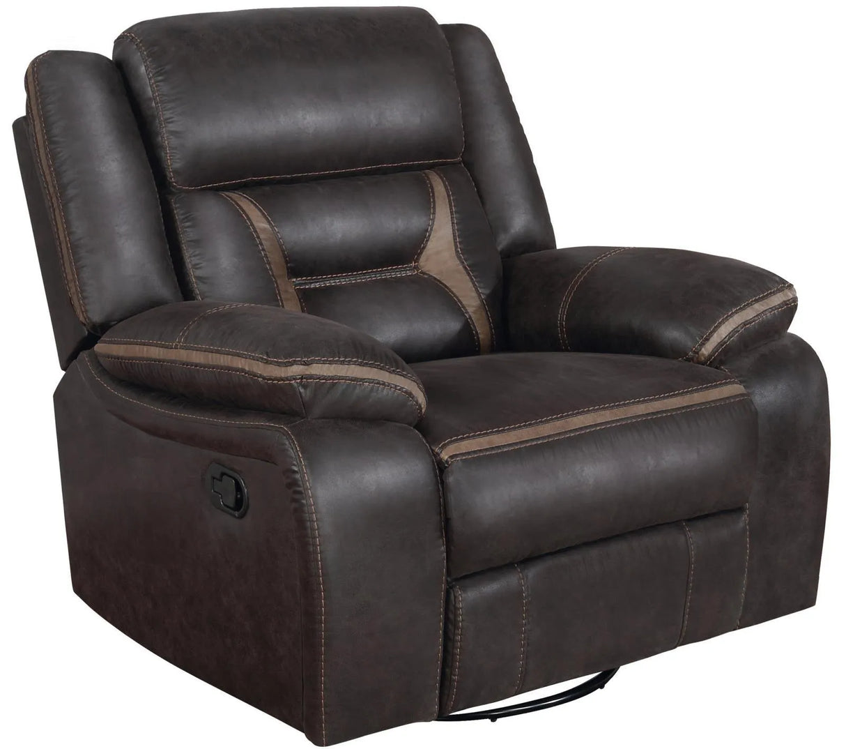 Greer Upholstered Tufted Back Glider Recliner by Coaster at Eve Furniture