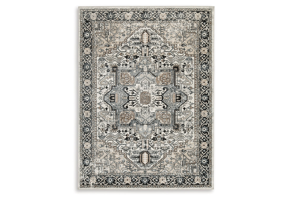 Gregmoore Multi 5'2" x 6'10" Rug by ASHLEY FURNITURE at Eve Furniture