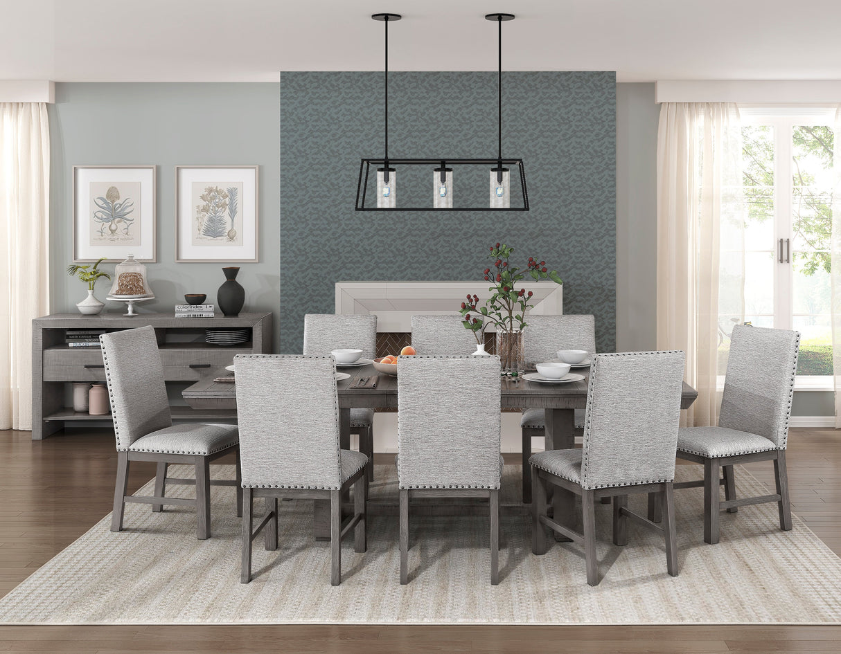 Gresham Gray Dining Table by Homelegance at Eve Furniture