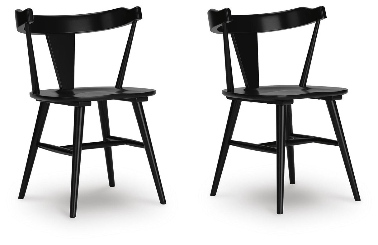 Gretlynn Black Dining Chair, Set of 2 by Ashley at Eve Furniture