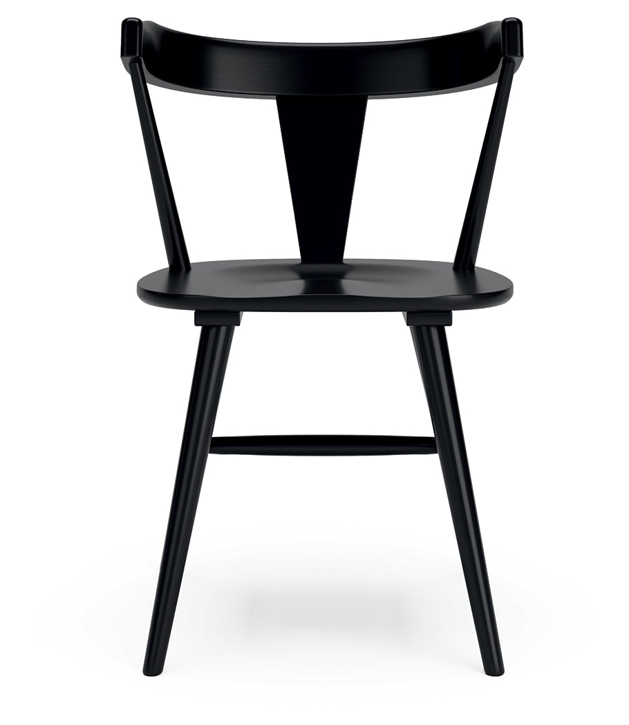 Gretlynn Black Dining Chair, Set of 2 by Ashley at Eve Furniture