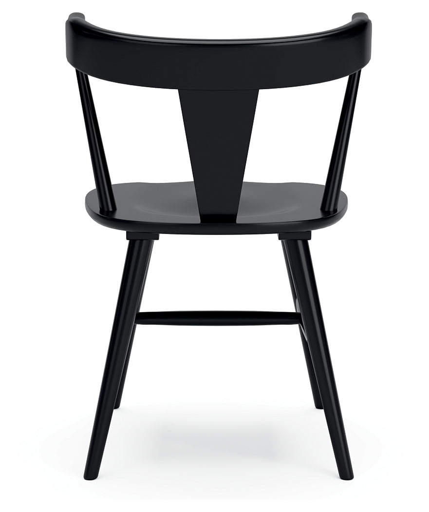 Gretlynn Black Dining Chair, Set of 2 by Ashley at Eve Furniture