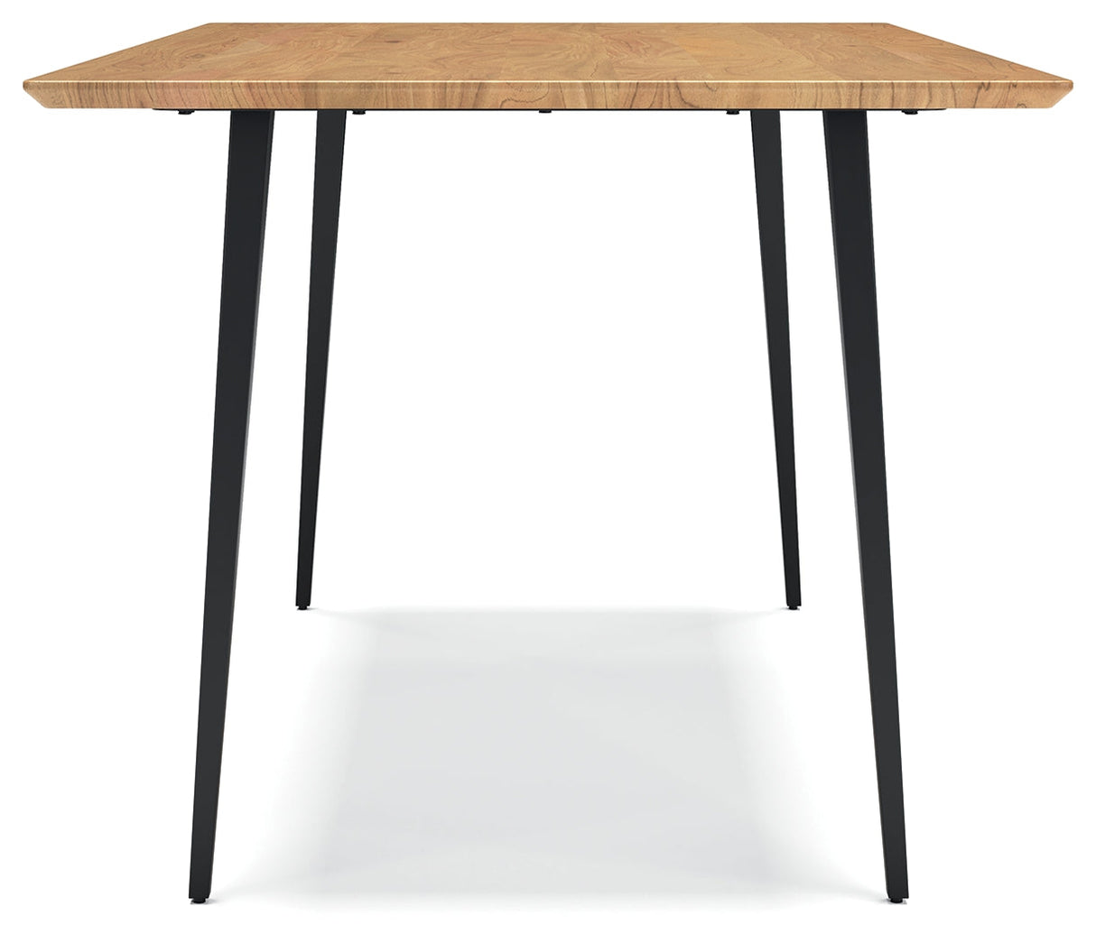 Gretlynn Natural And Black Dining Table by Ashley at Eve Furniture