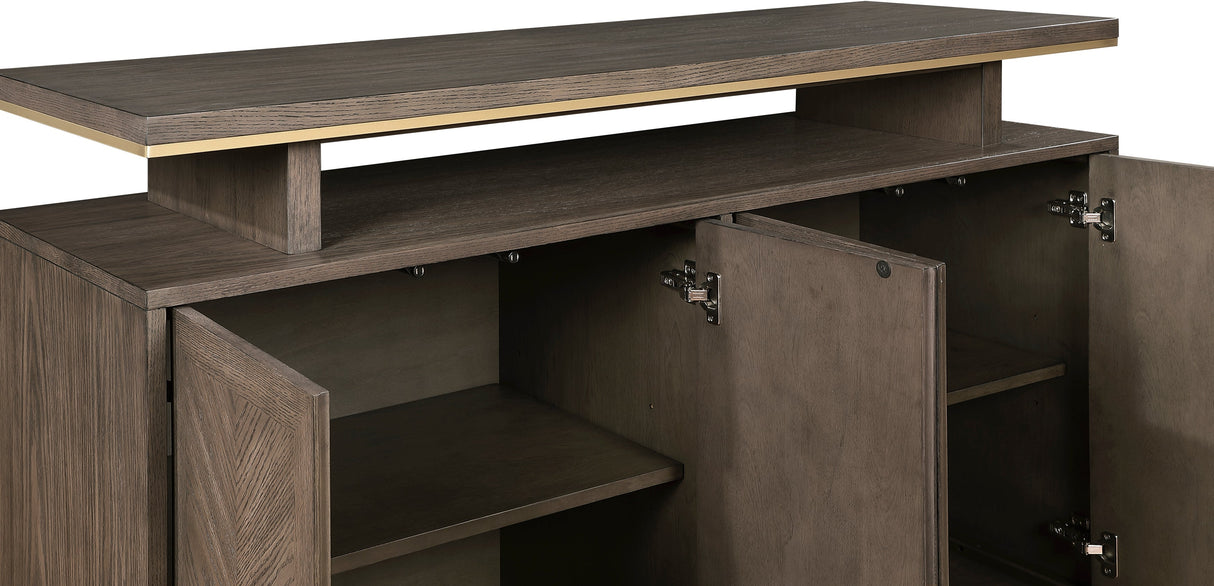 Griffin Brown Dining Server by Homelegance at Eve Furniture