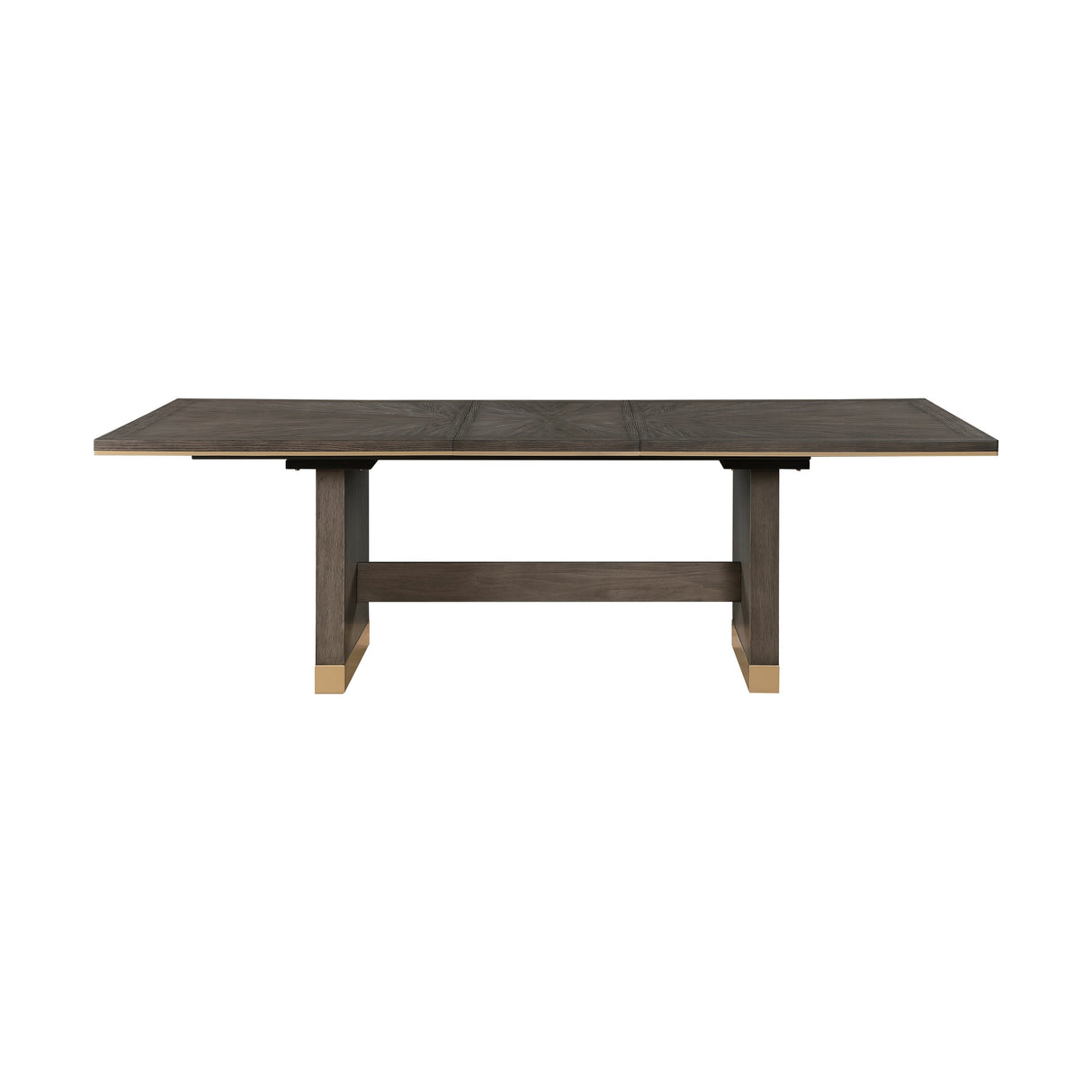 Griffin Brown Extendable Dining Table by Homelegance at Eve Furniture