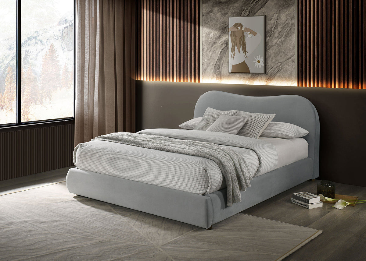 Grimsby Light Gray Eastern King Bed
