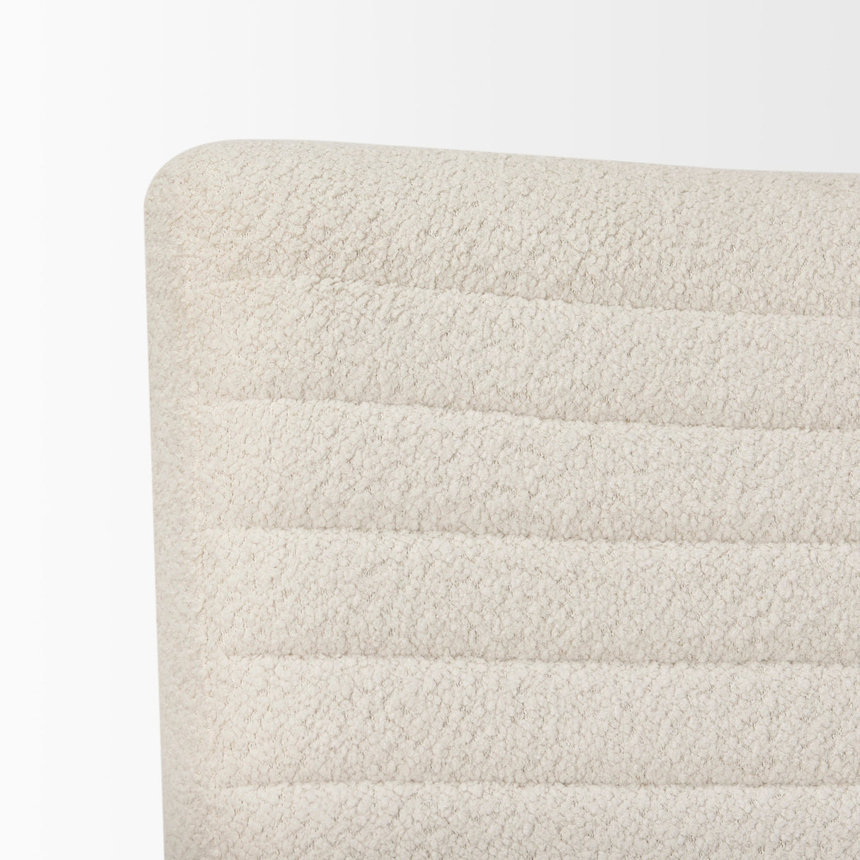 Grosjean Cream Boucle Accent Chair by Mercana at Eve Furniture