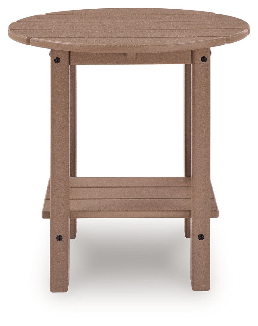 Grover Beach Driftwood Outdoor End Table by ASHLEY FURNITURE at Eve Furniture