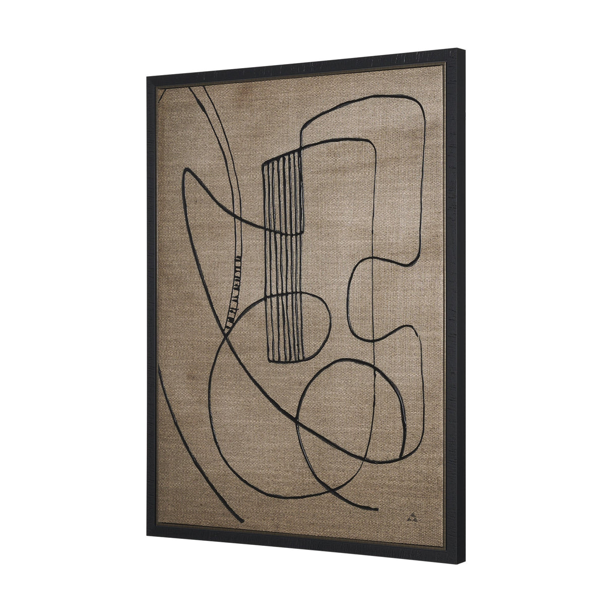 Guitar Music by Mercana Studio a Hand Embellished Textured Canvas by Mercana at Eve Furniture