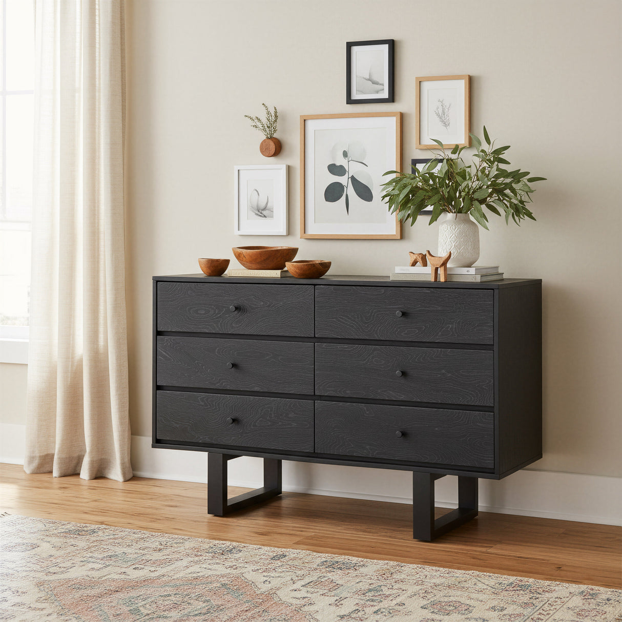 Gus Black Dresser by Zuomod at Eve Furniture