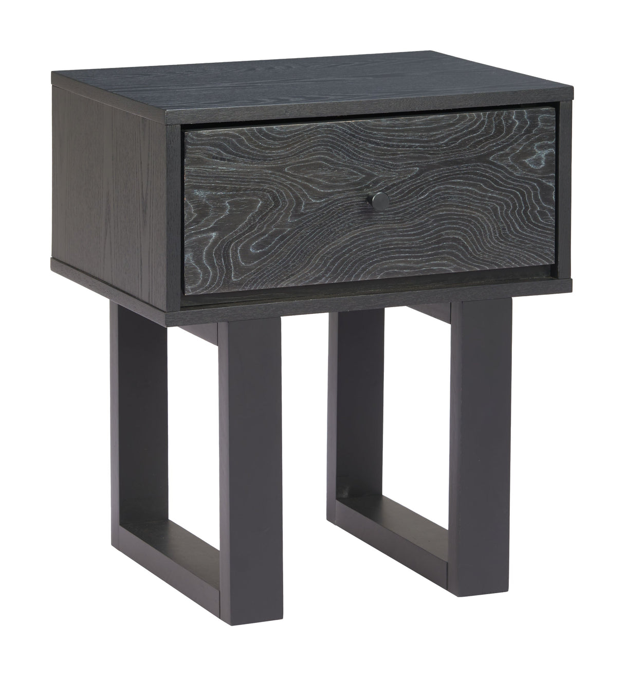 Gus Black Nightstand by Zuomod at Eve Furniture