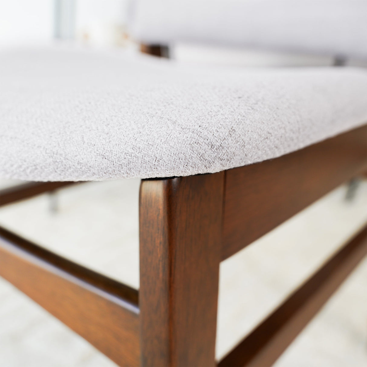 Gusto Fabric Dining Chair In Light Gray (Set Of 2) by Ashcroft Imports at Eve Furniture