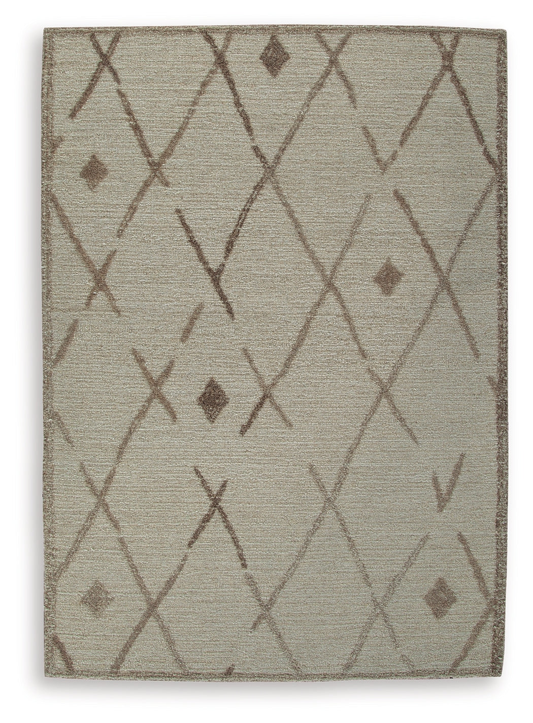 Guyford Beige/Brown Medium Rug by Ashley at Eve Furniture