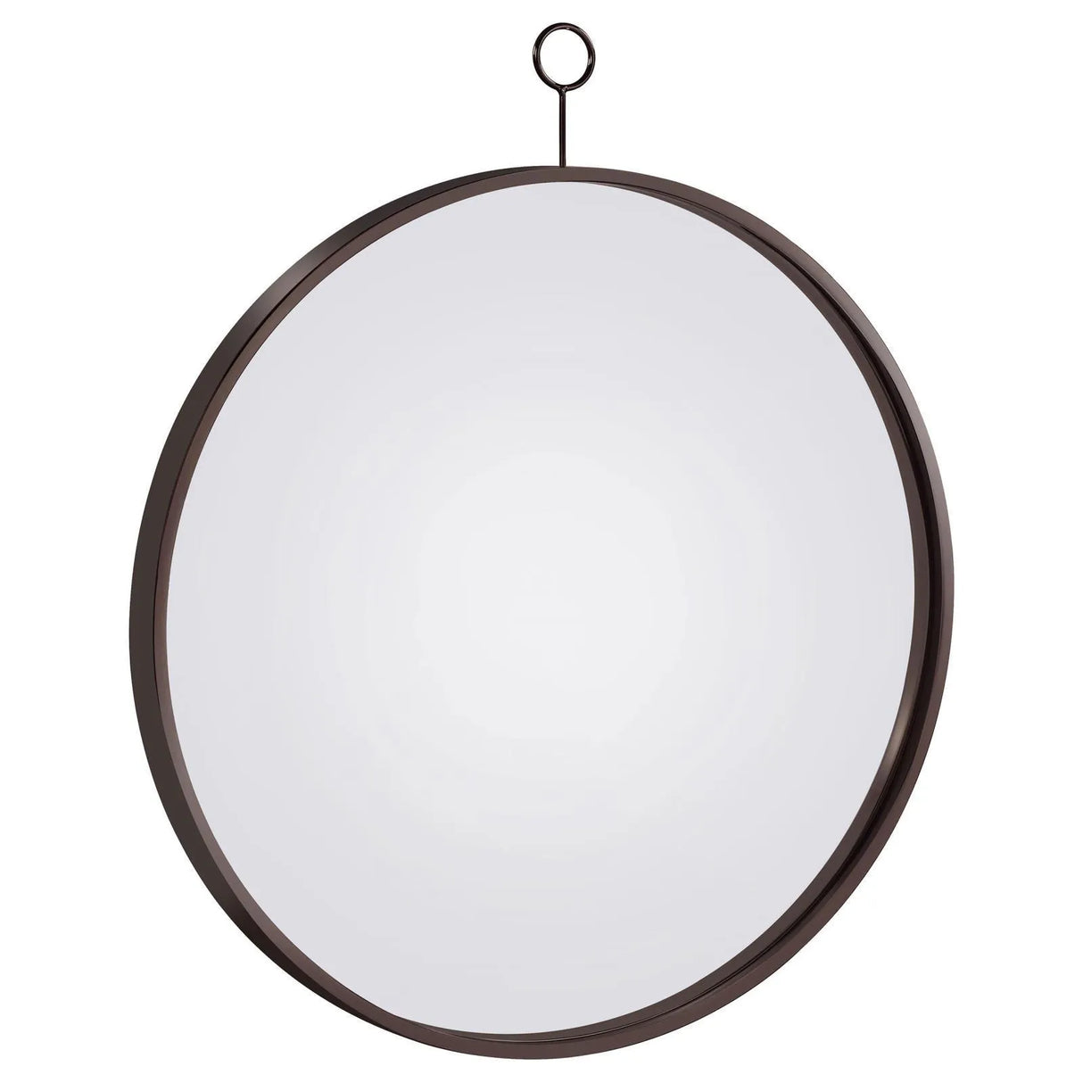 Gwyneth Black Nickel Round Wall Mirror by Coaster at Eve Furniture