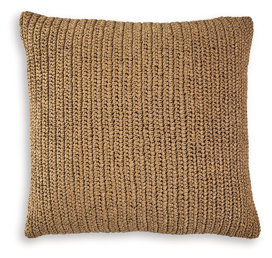 Habenvale Tan Pillow (Set of 4) by Ashley at Eve Furniture