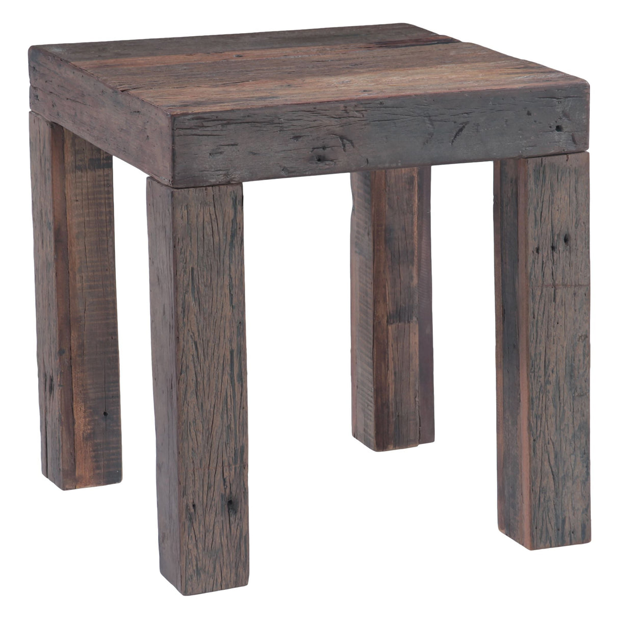 Hacienda 24" Square Side Table in Reclaimed Wood by Home Trends & Design at Eve Furniture